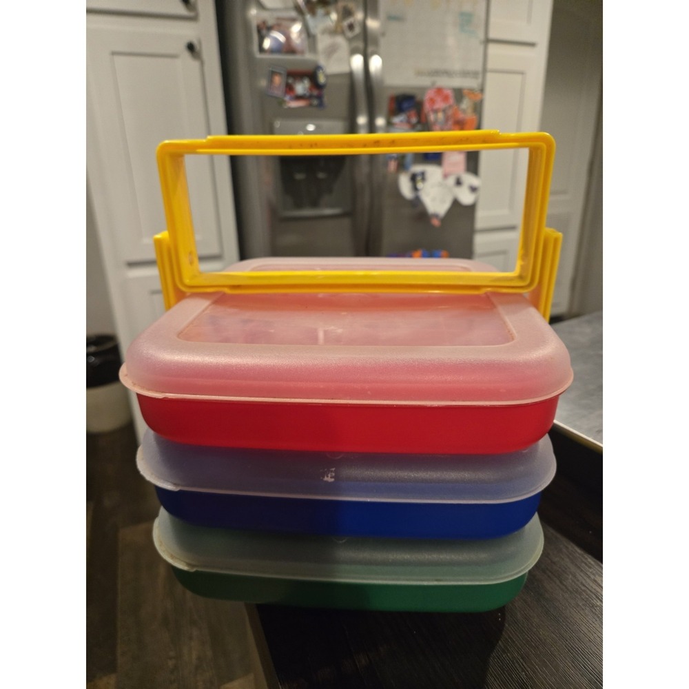 Eagle Craftstor Craftstorables 9" Square Craft Storage Tray Case With Lids 3